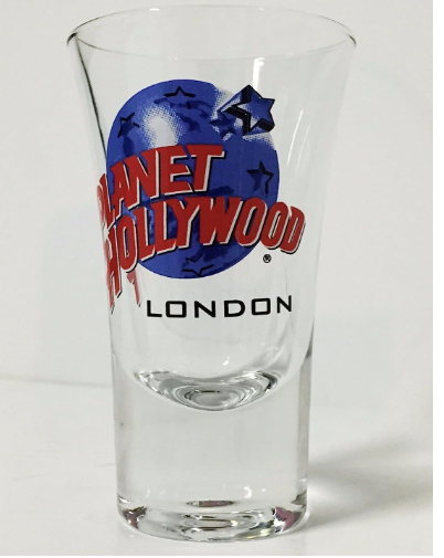 Shot Glasses Planet Holliwood London