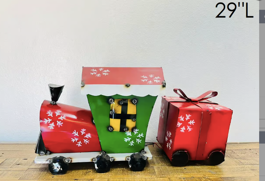 Christmas Train with gift