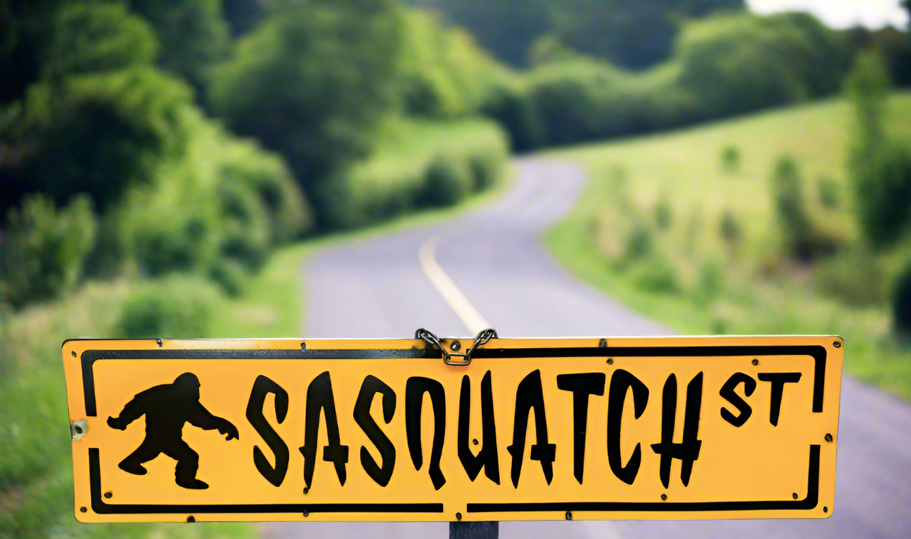 Sasquatch St. Sign