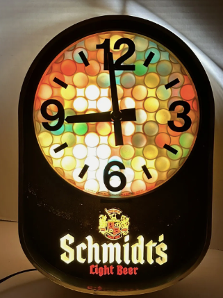 Schmidt’s Light Beer Clock
