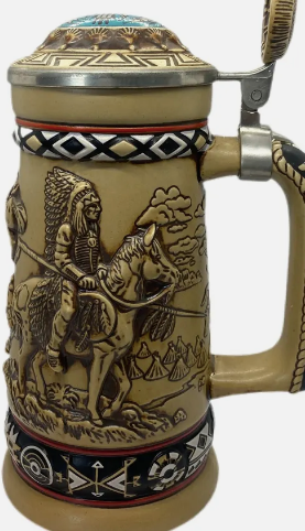 Avon 1988 Indians Of The American Frontier Beer Stein