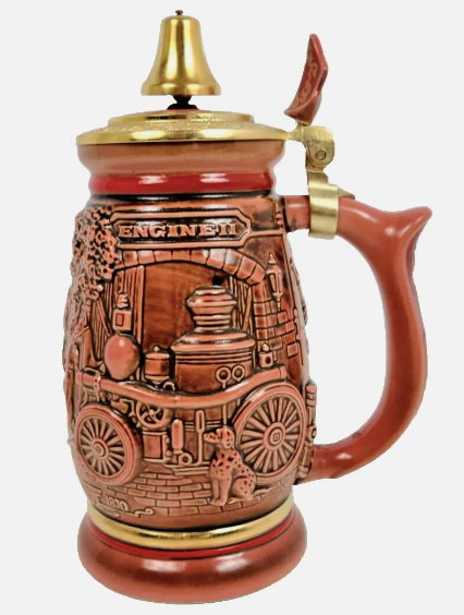 Avon Tribute To Firefighters 1989 Beer stein