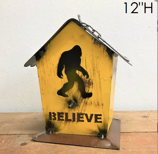 Bigfoot  Believe Birdhouse