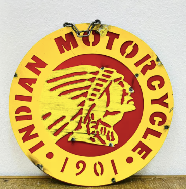 Indian MotorCycle Sign