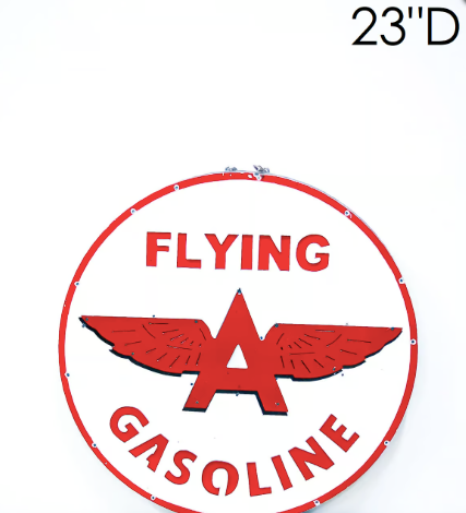 Flying A Gasoline Sign