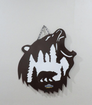 Bear Head Sign