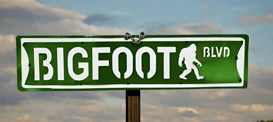 Bigfoot Blvd Sign