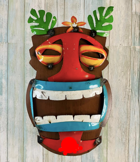 Wall Mount Tiki Mask