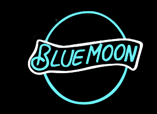 Blue Moon LED Neon sign