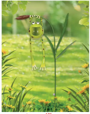 Frog Solar Garden Stake