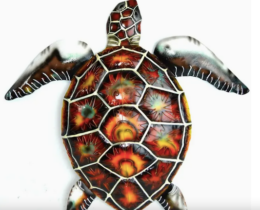 Large Metal Turtle