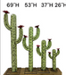 Olive Green Saguaro Cactus XLG