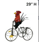 Rooster On Tricycle