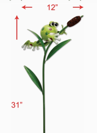 Frog On Cattail