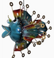 Lg Fish Candle holder
