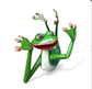 Relaxing Frog