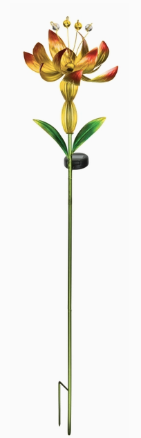 Solar Yellow Spinner Stake