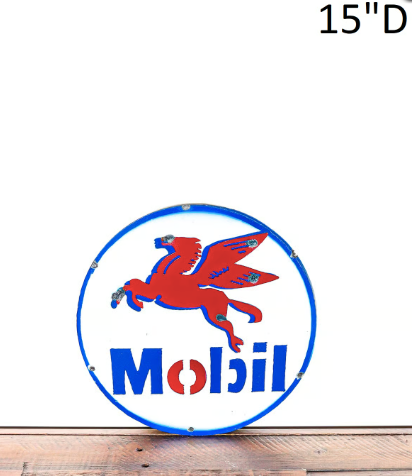 Mobil Sign 15"
