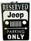 Reserved Jeep Parking Only