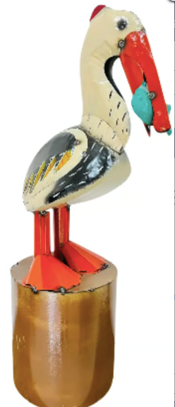 Pelican On Post