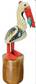 Pelican On Post