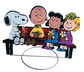 Snoopy And The Gang On A Bench
