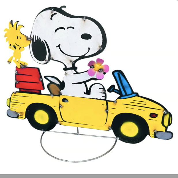 Snoopy In Car