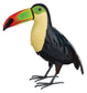 Toucan Decor 14": Multi / Metal / Bird