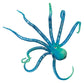 Octopus Decor 15": Multi / Metal / Coastal