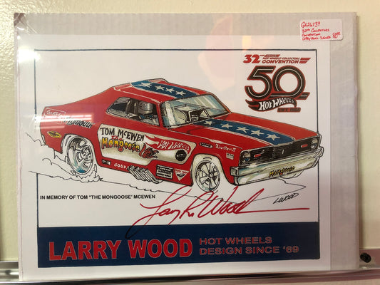 Hot Wheels Collectors Convention Print-Signed