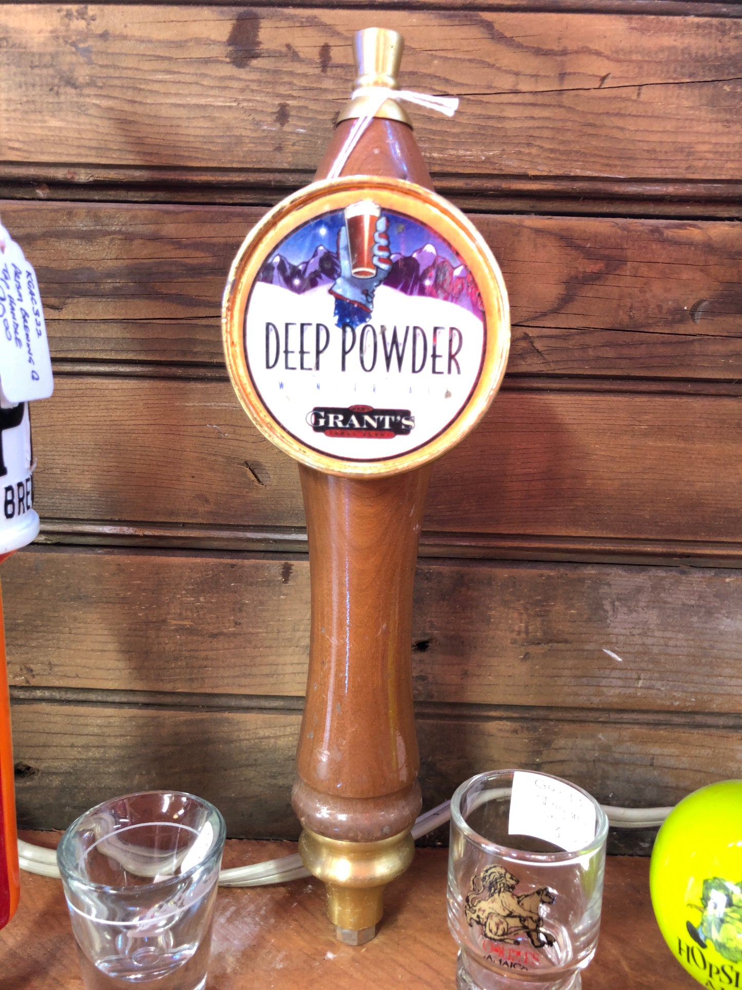 Deep Powder Winter Ale Tap Handle