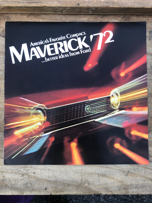 1972 Maverick Dealer Brochure