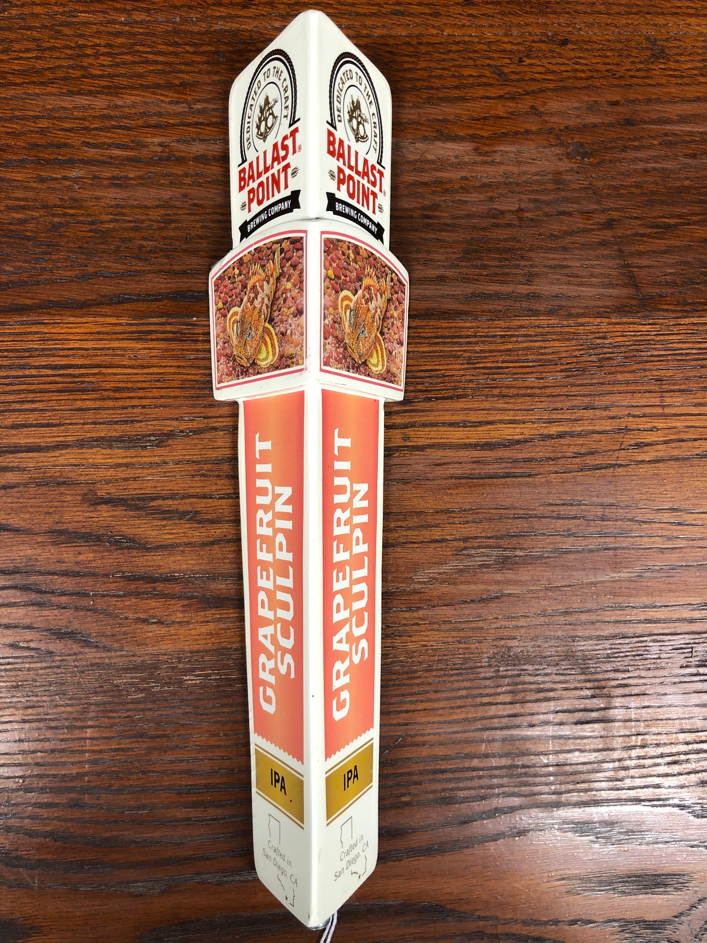 Ballast Point Grapefruit Sculpin Tap Handle