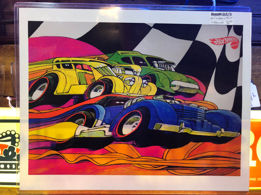 Hot Wheels Print