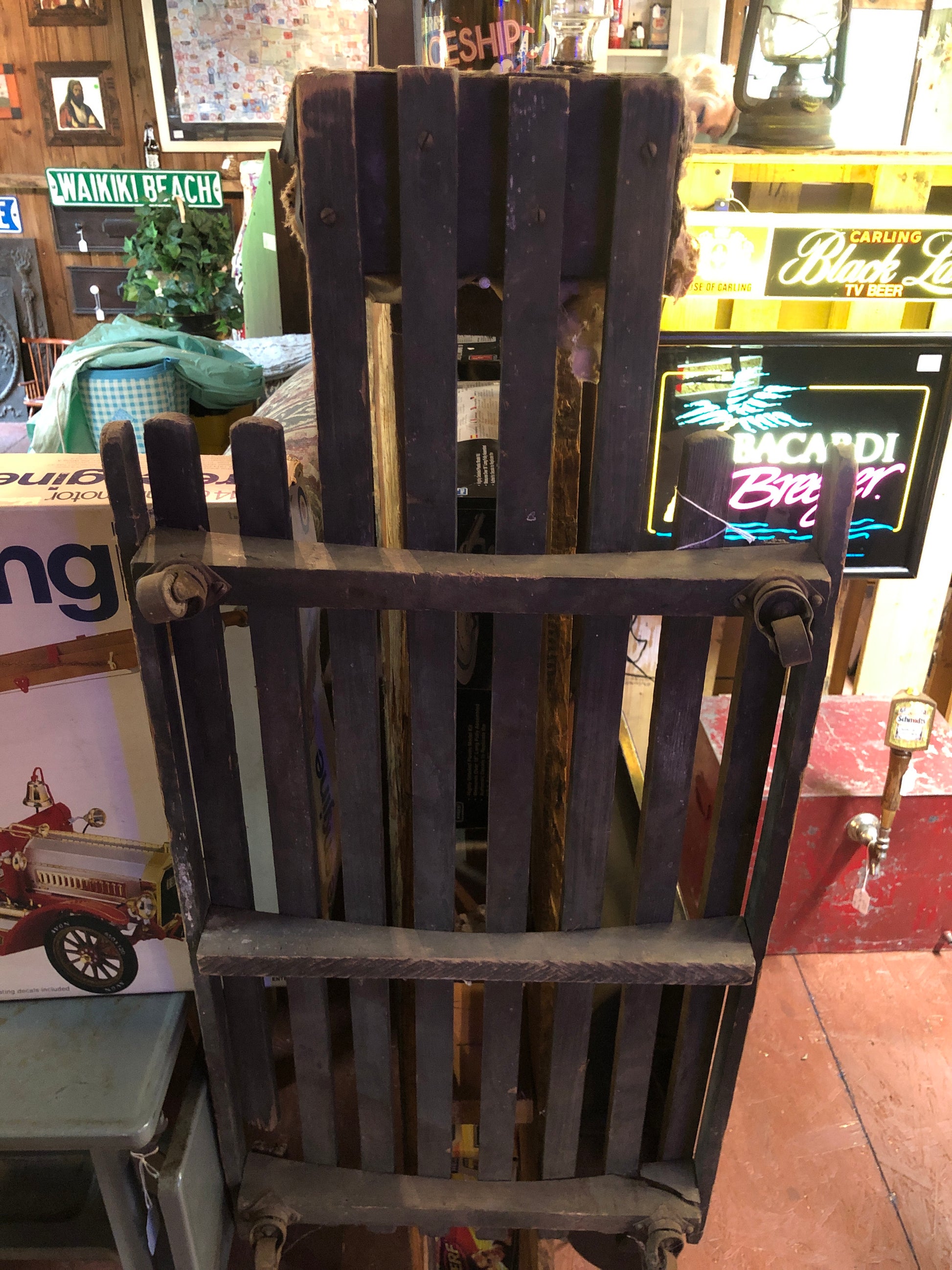 Vintage Wood Slat Mechanics creeper – AnTiki G's