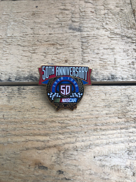 50th Anniversary Nascar Pin