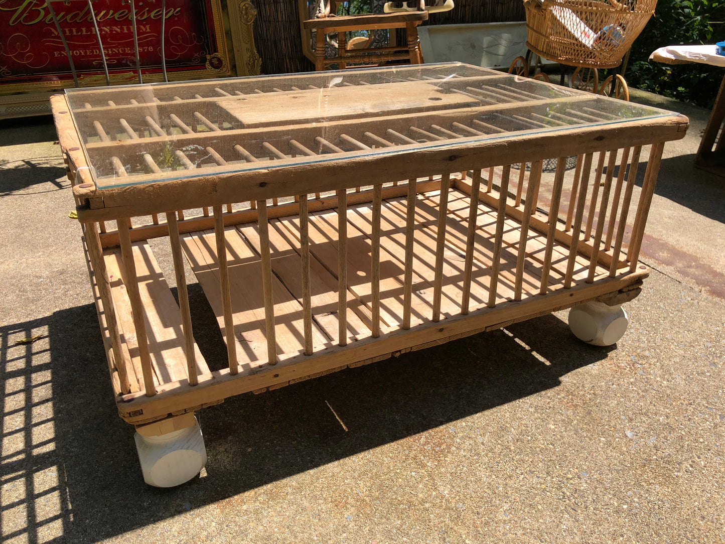 Chicken Crate Table