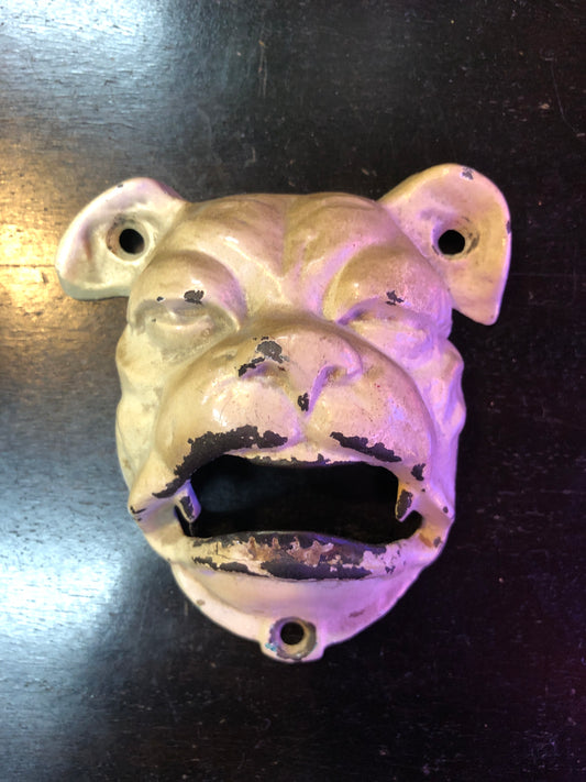 Cast Iron Bulldog Bottle Opener