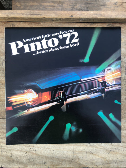 1972 Pinto Dealer Brochure
