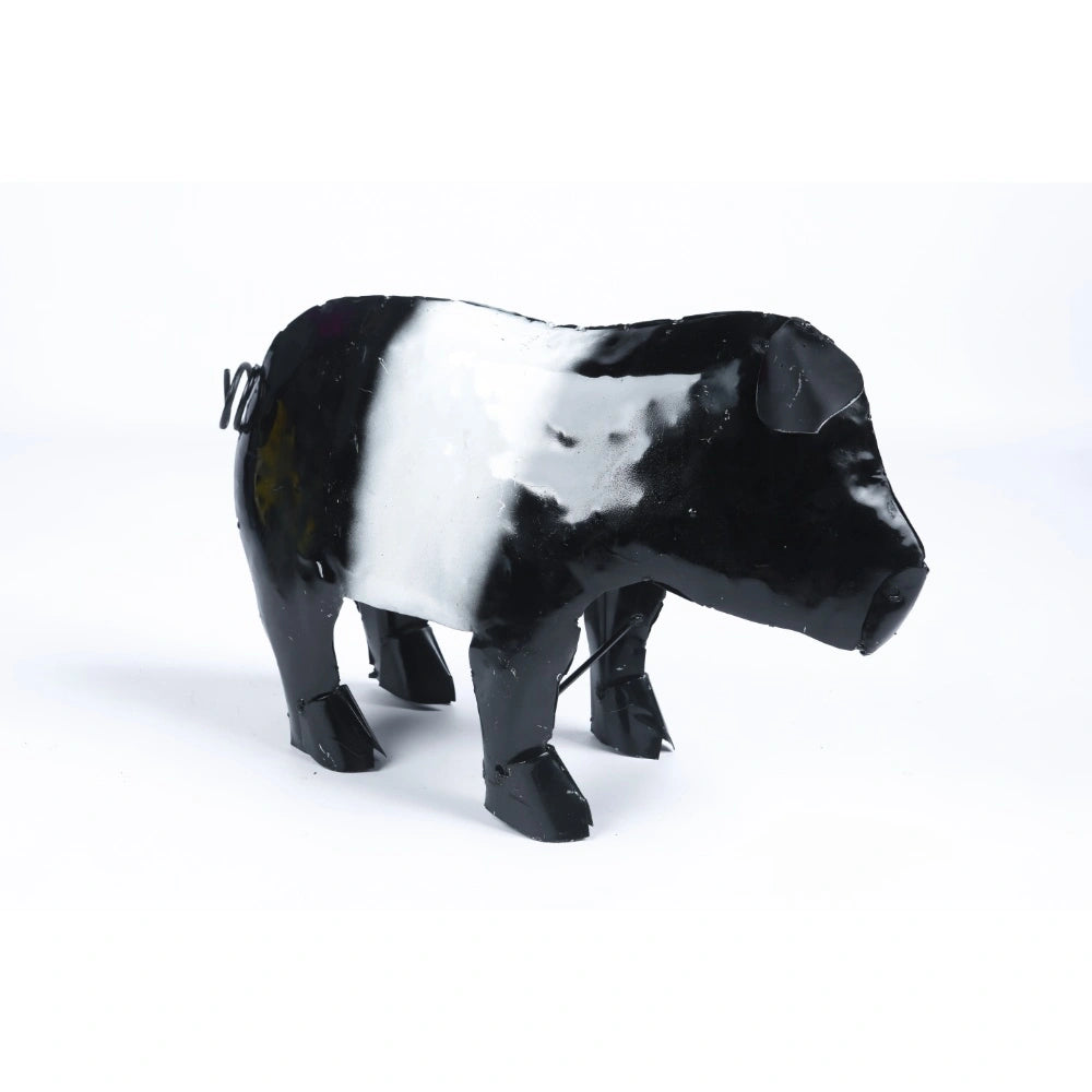 Black & White Standing Pig