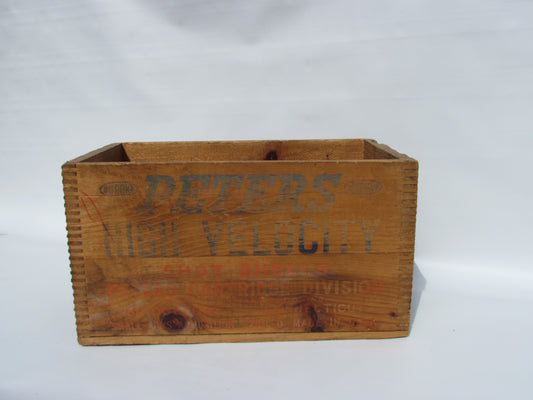 Peters 20 Gauge Shot Shell Wood Box