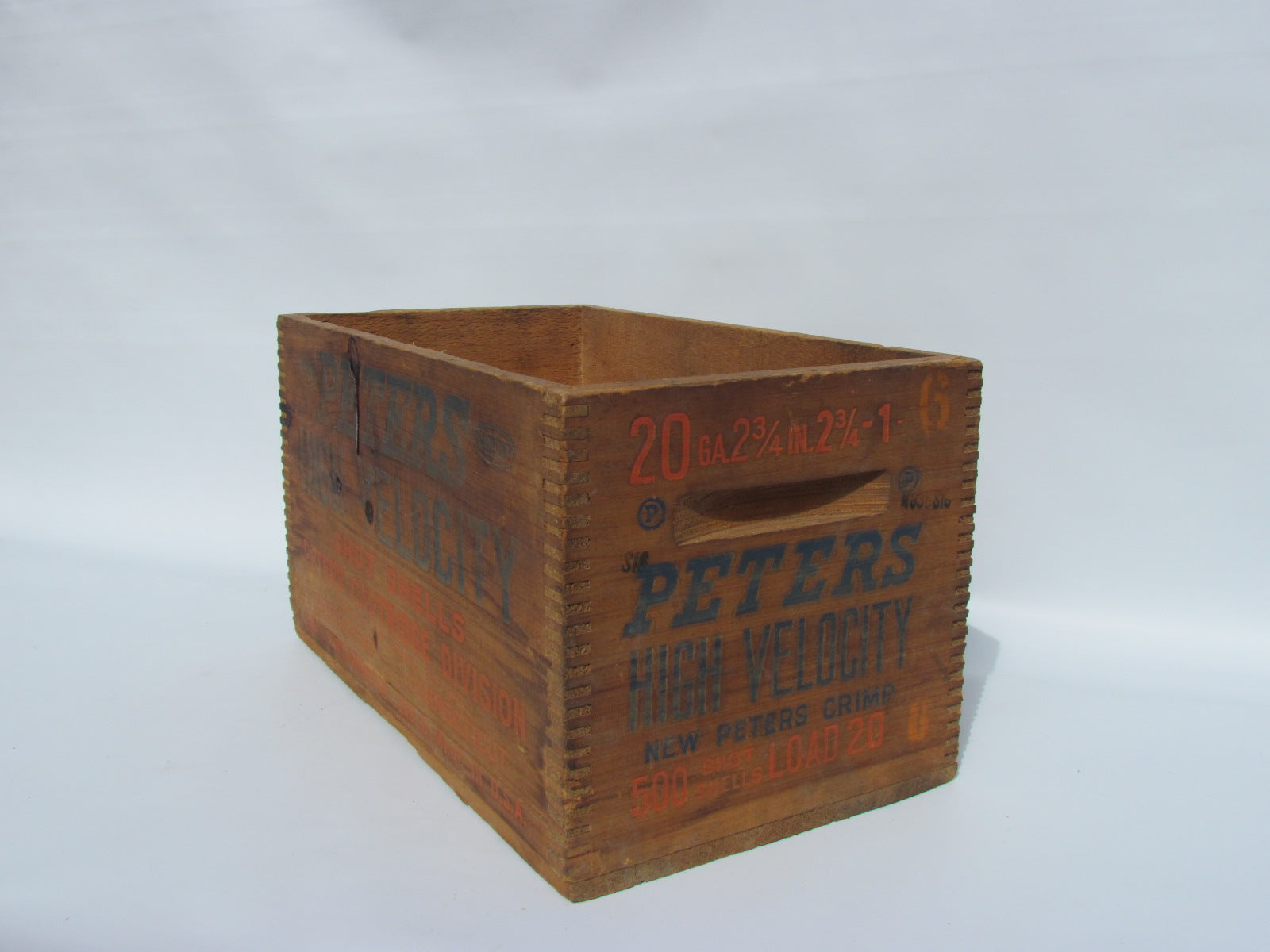 Peters 20 Gauge Shot Shell Wood Box – AnTiki G's