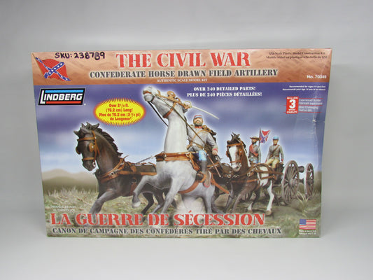 Confederate Horse Drawn Field Artillery Model