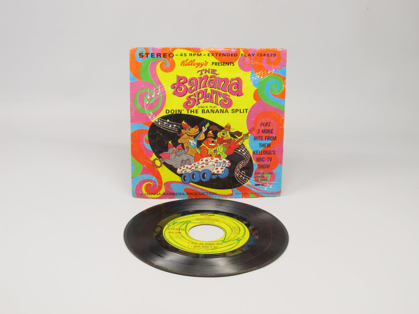 The Banana Splits 45 RPM Record