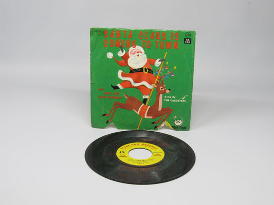 Santa Claus is Coming To Town 45 RPM Record
