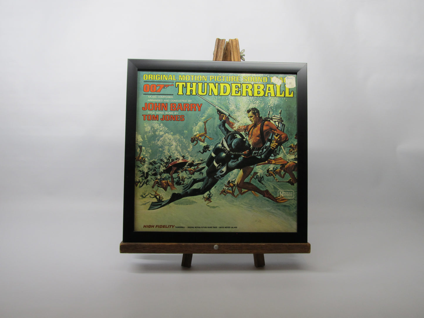 007 Thunderball Original Motion Picture Soundtrack Album-Framed