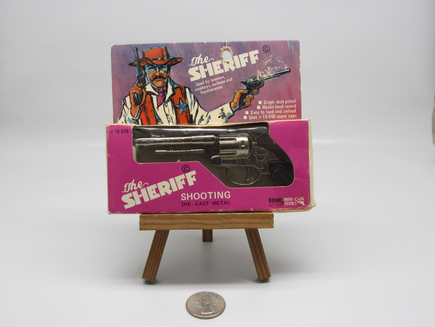 Vintage "The Sheriff" Mini Toy Cap Gun