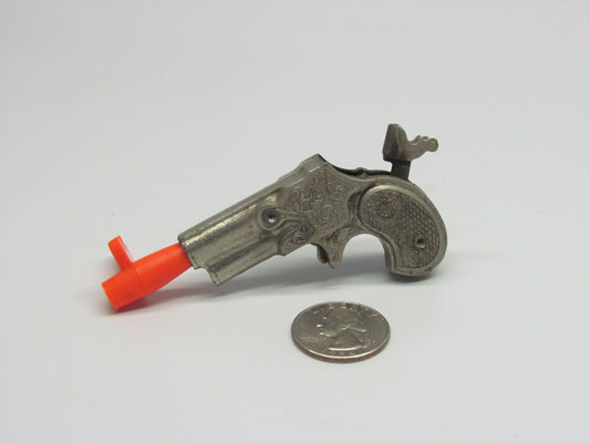 Vintage Miniature Derringer Metal Toy Cap Gun