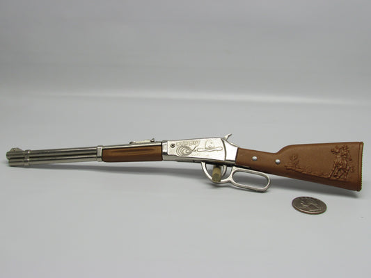 Vintage Cowboy Lever Action Rifle Miniature Toy Cap Gun