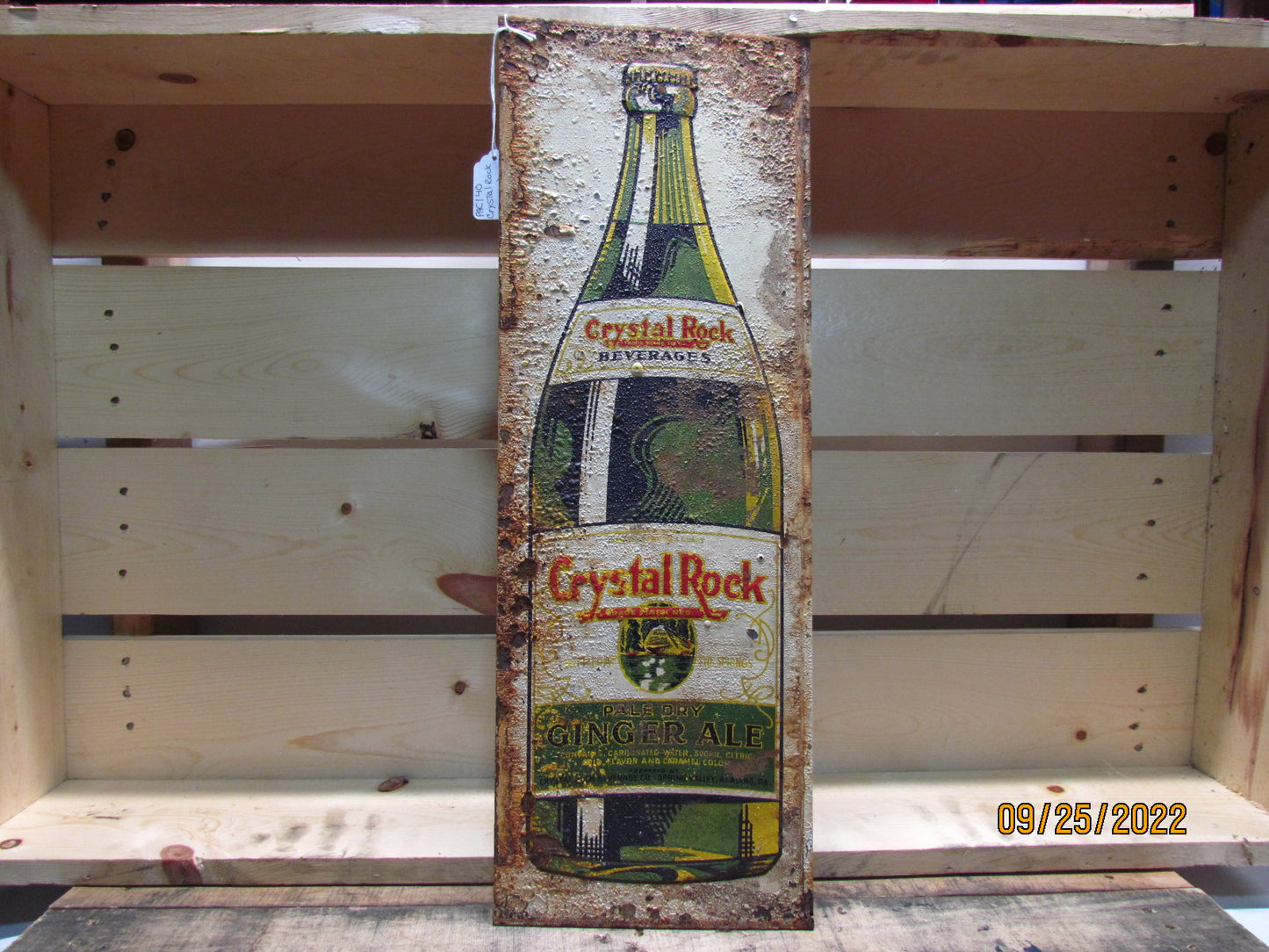 Crystal Rock Tin Sign